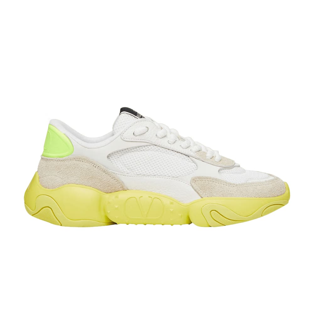 Valentino Bubbleback White Neo Yellow