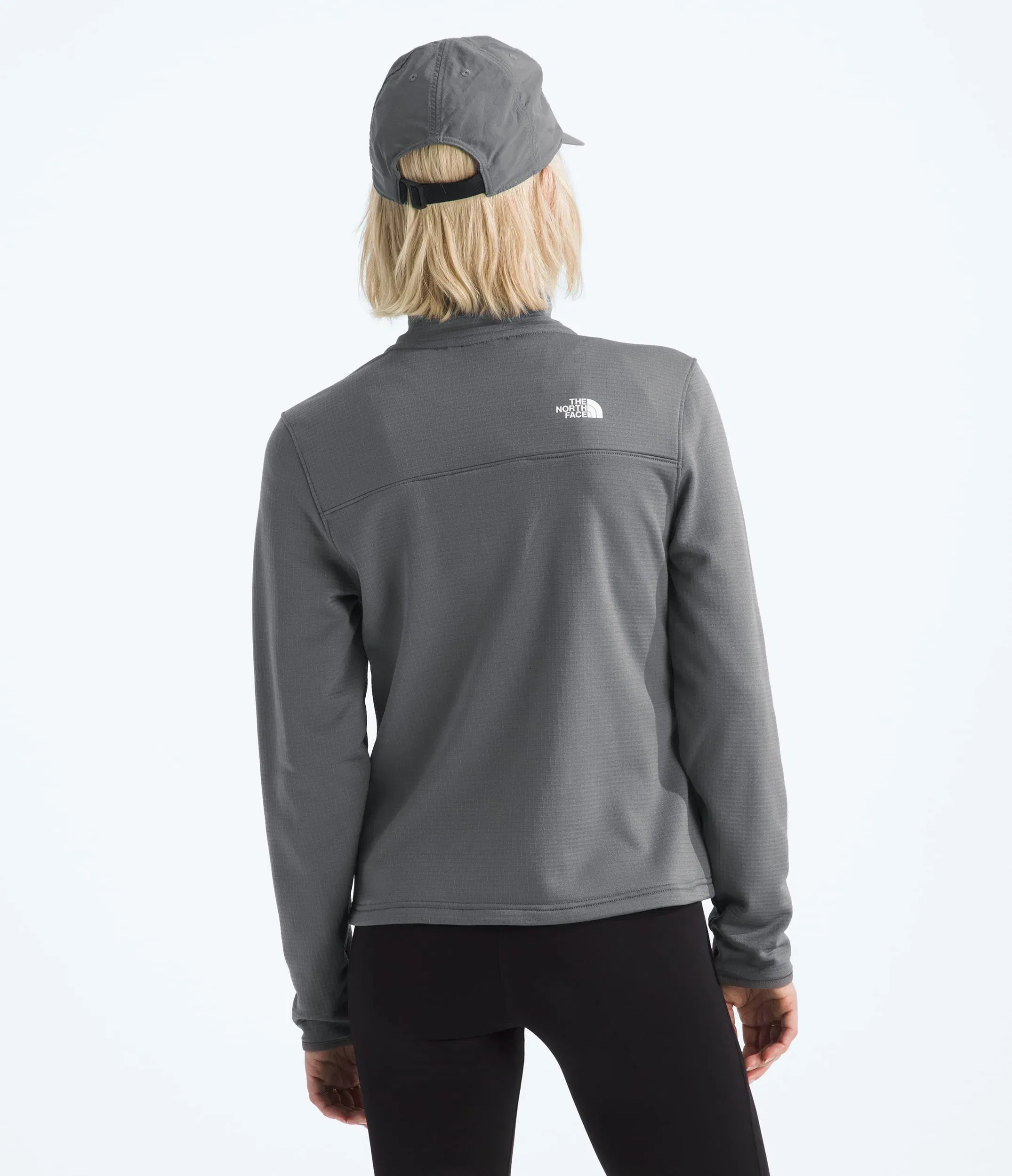 The North Face Women’s Cedar Trail Grid Fleece Jacket Smoked Pearl