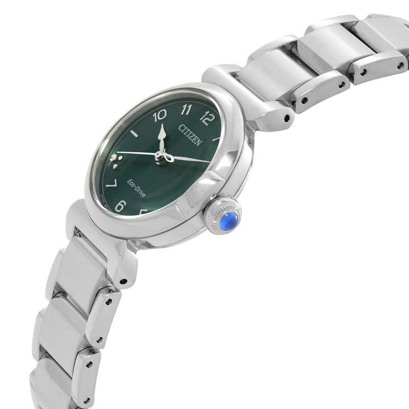 Citizen L May Bells Eco-Drive Green Dial Women's Watch