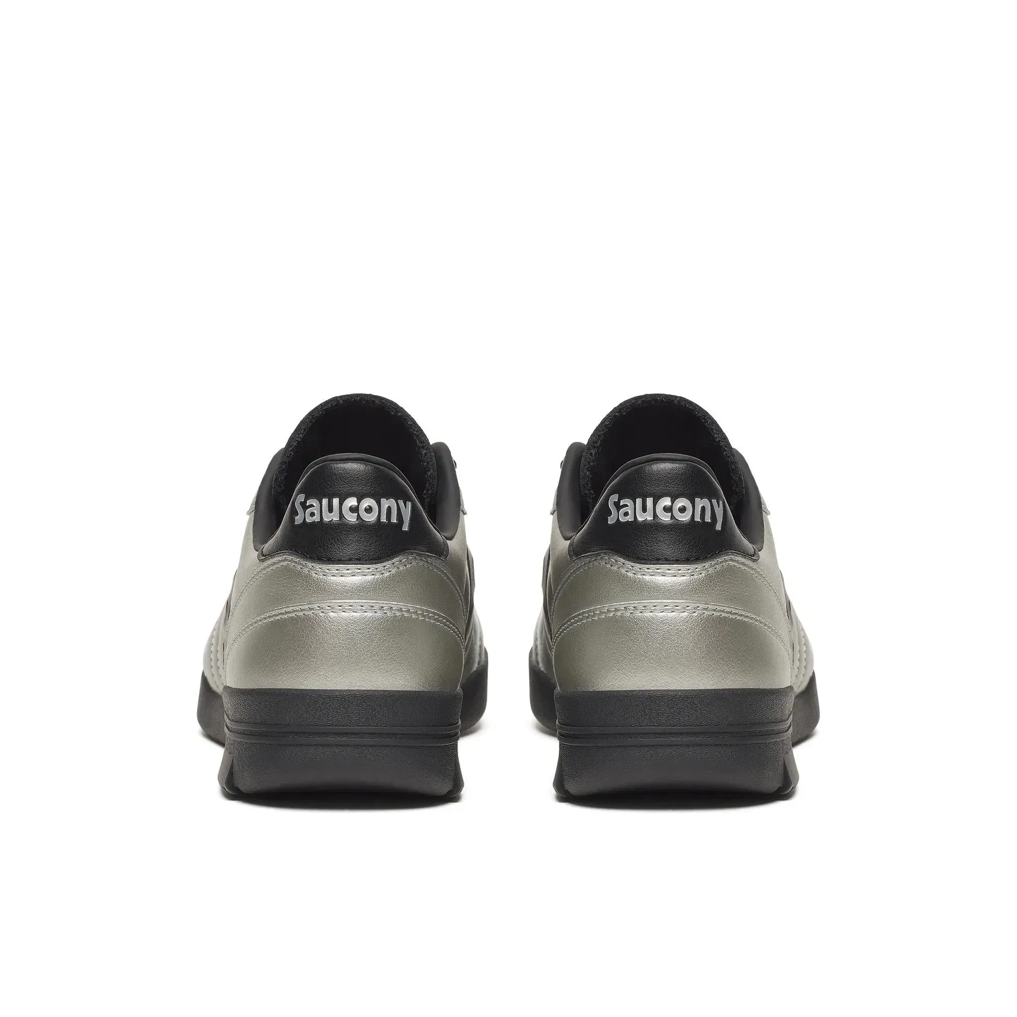 Saucony 586i Leather Silver | Black