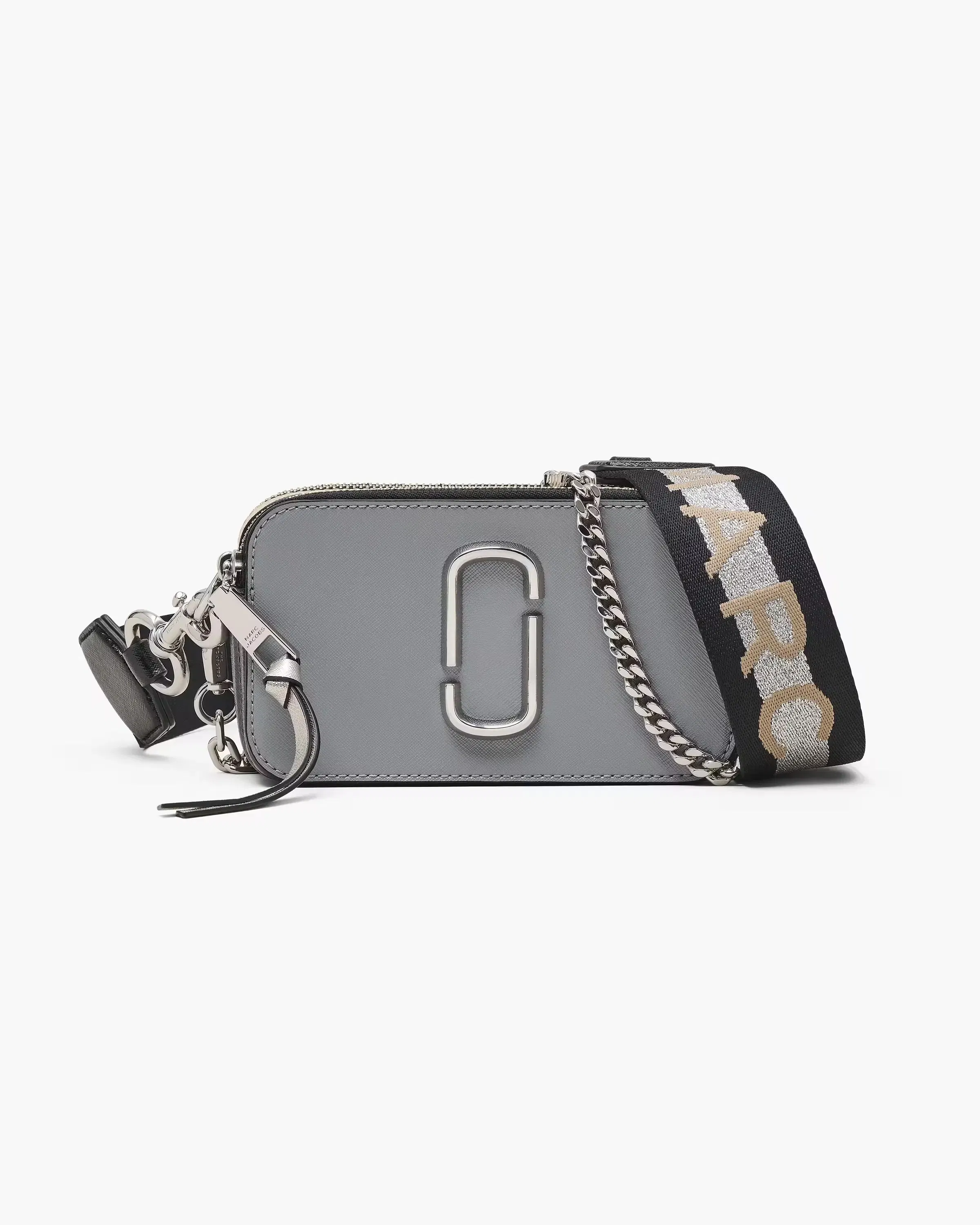 Marc Jacobs The Colorblock Chain Snapshot Wolf Grey Multi Stripe