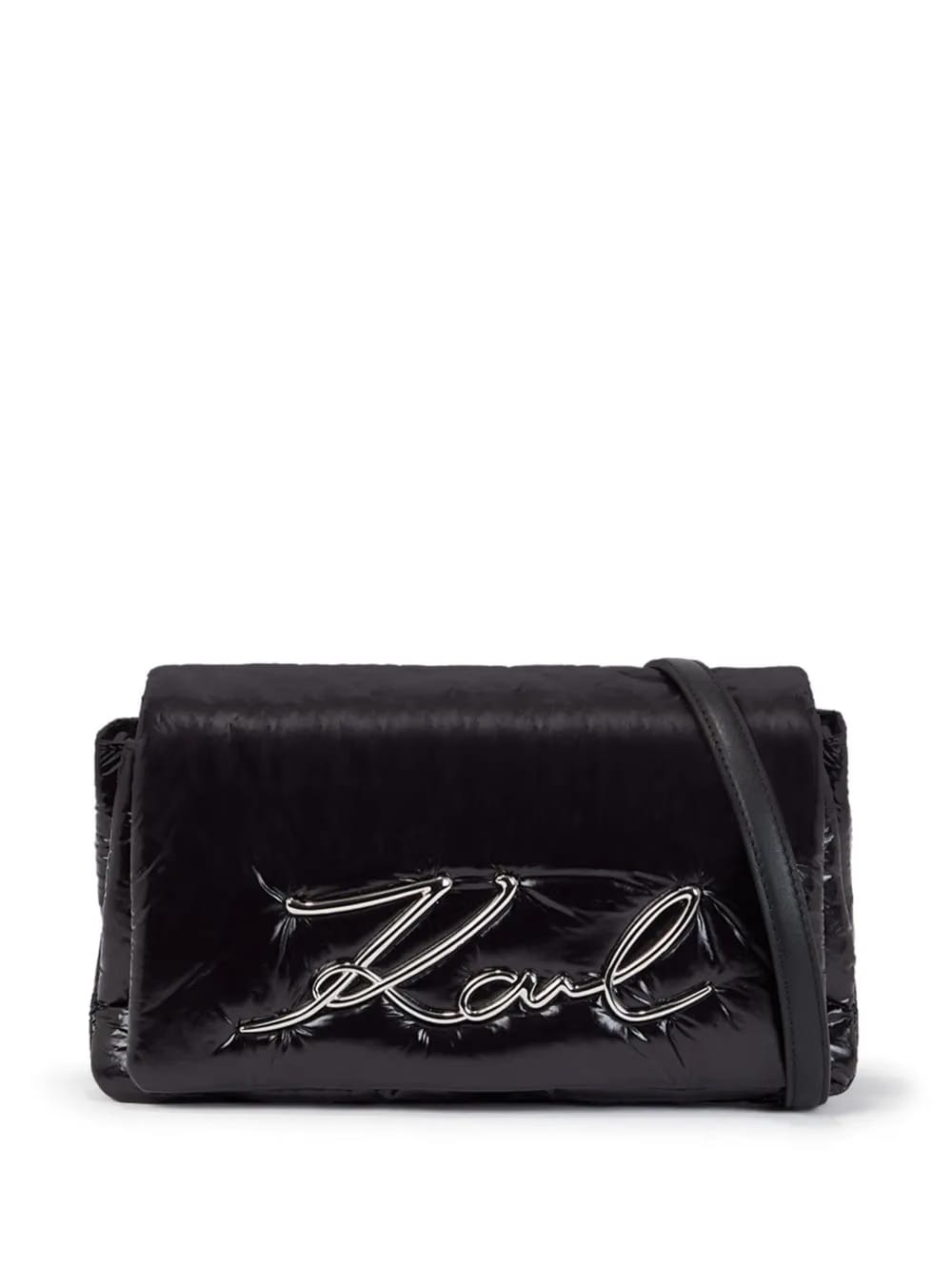 K/Signature padded shoulder bag