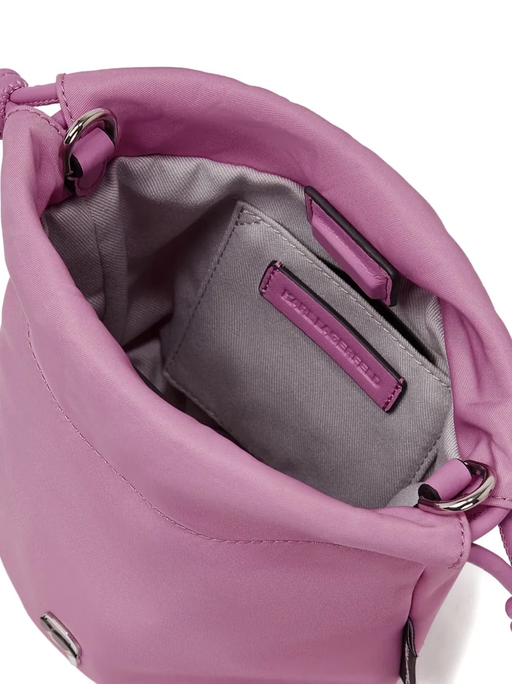 Ikon small stripe bucket bag