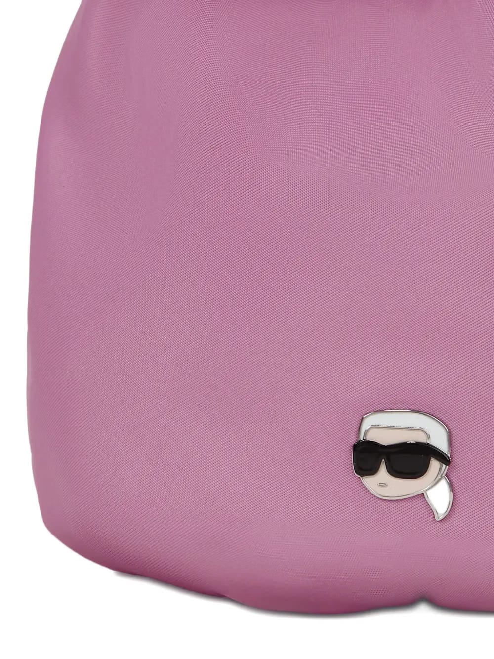 Ikon small stripe bucket bag