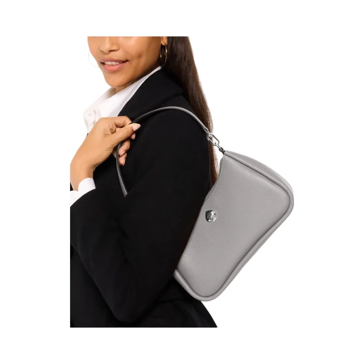 Kate Spade Kayla Small Convertible Shoulder Bag Mountain Grey