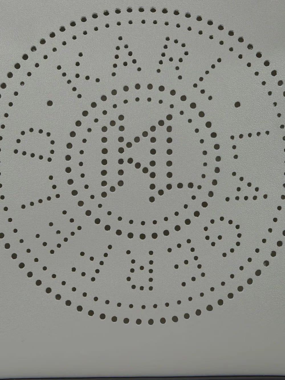 small K/Circle perforated tote bag