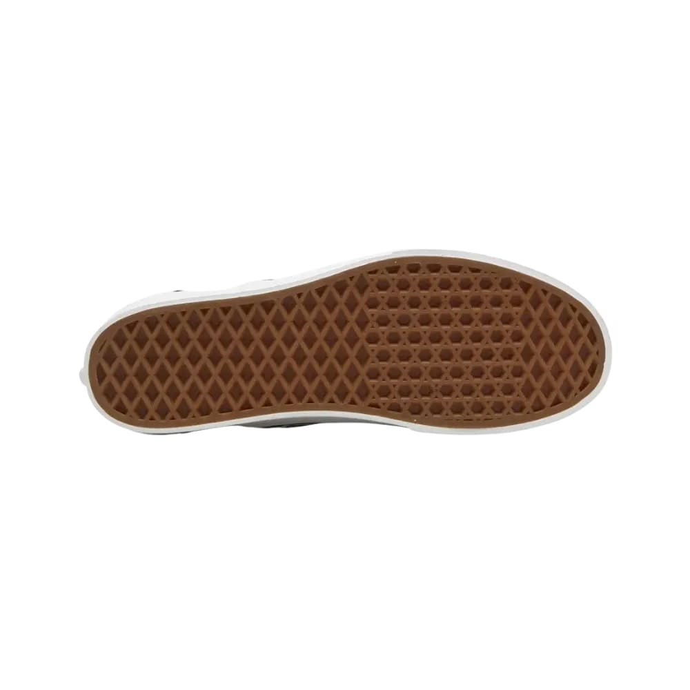 Vans Classic Slip-On Checkerboard Platform Shoe Black And White
