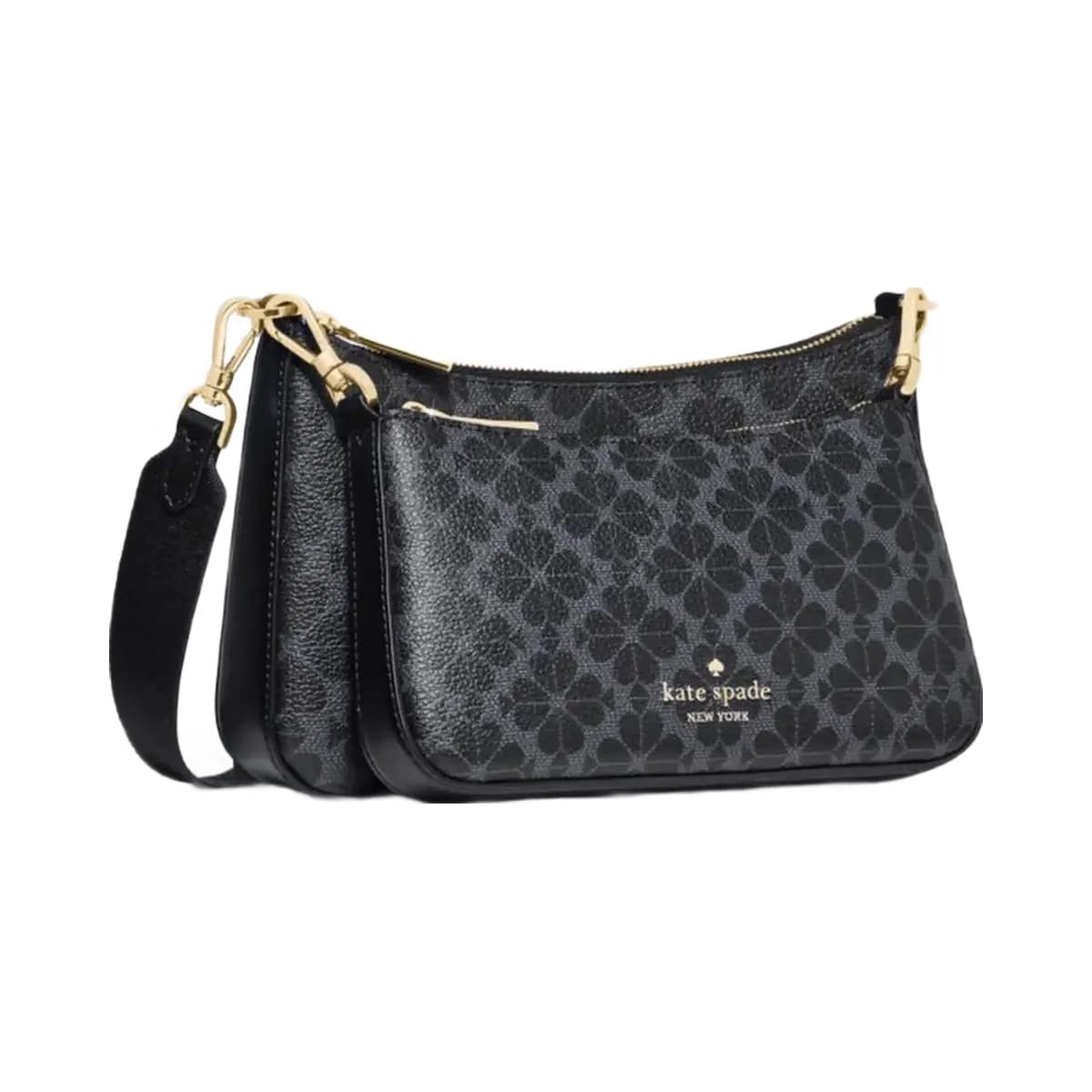 Kate Spade Flower Small Crossbody Black