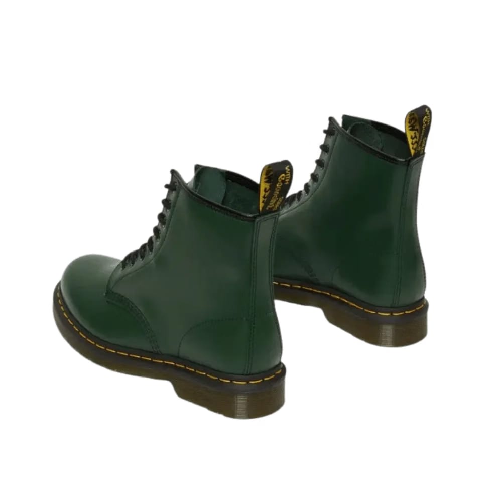 Dr Martens 1460 Smooth Leather Lace Up Boots Green