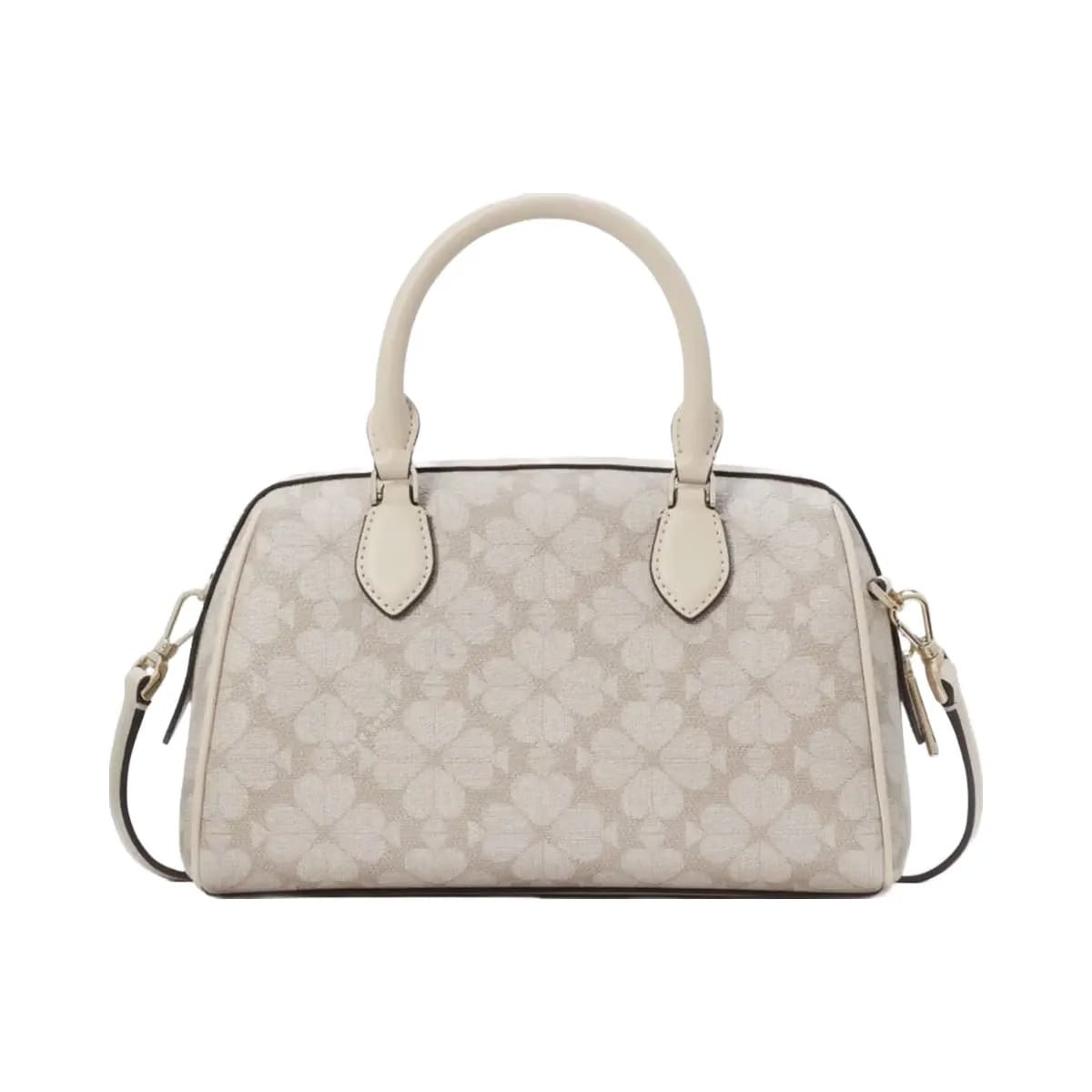 Kate Spade Flower Small Dolly Duffle Dark Beige Multi