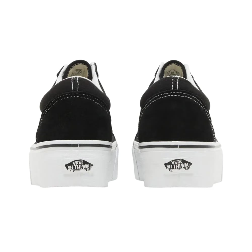 Vans Old Skool Platform Shoe Black And White