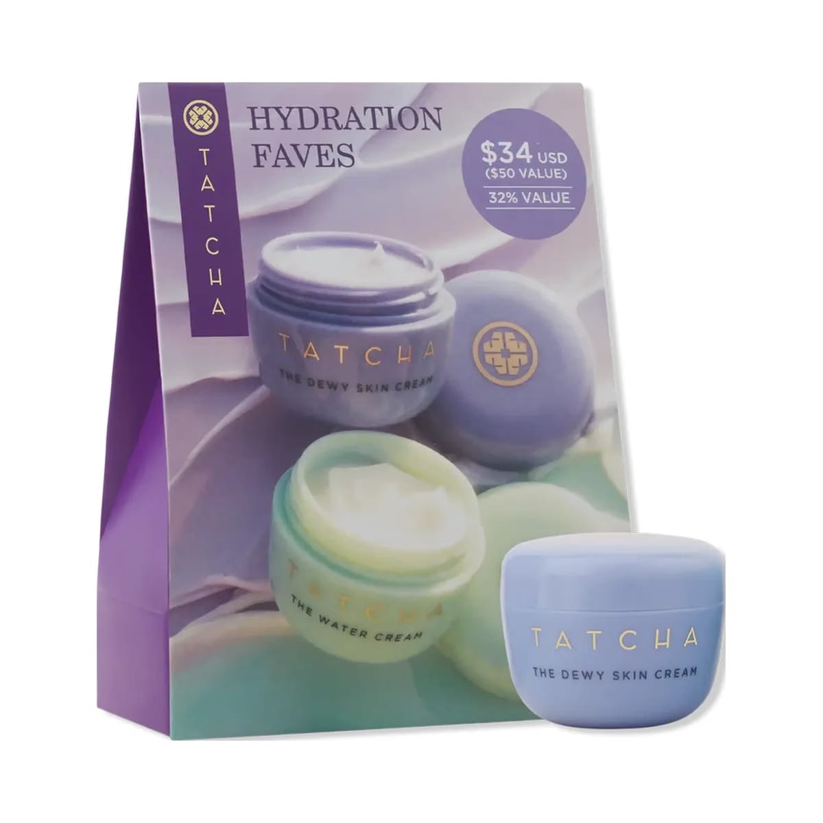 TATCHA Moisturizer Favorites: Dewy Cream & Water Cream Value Set