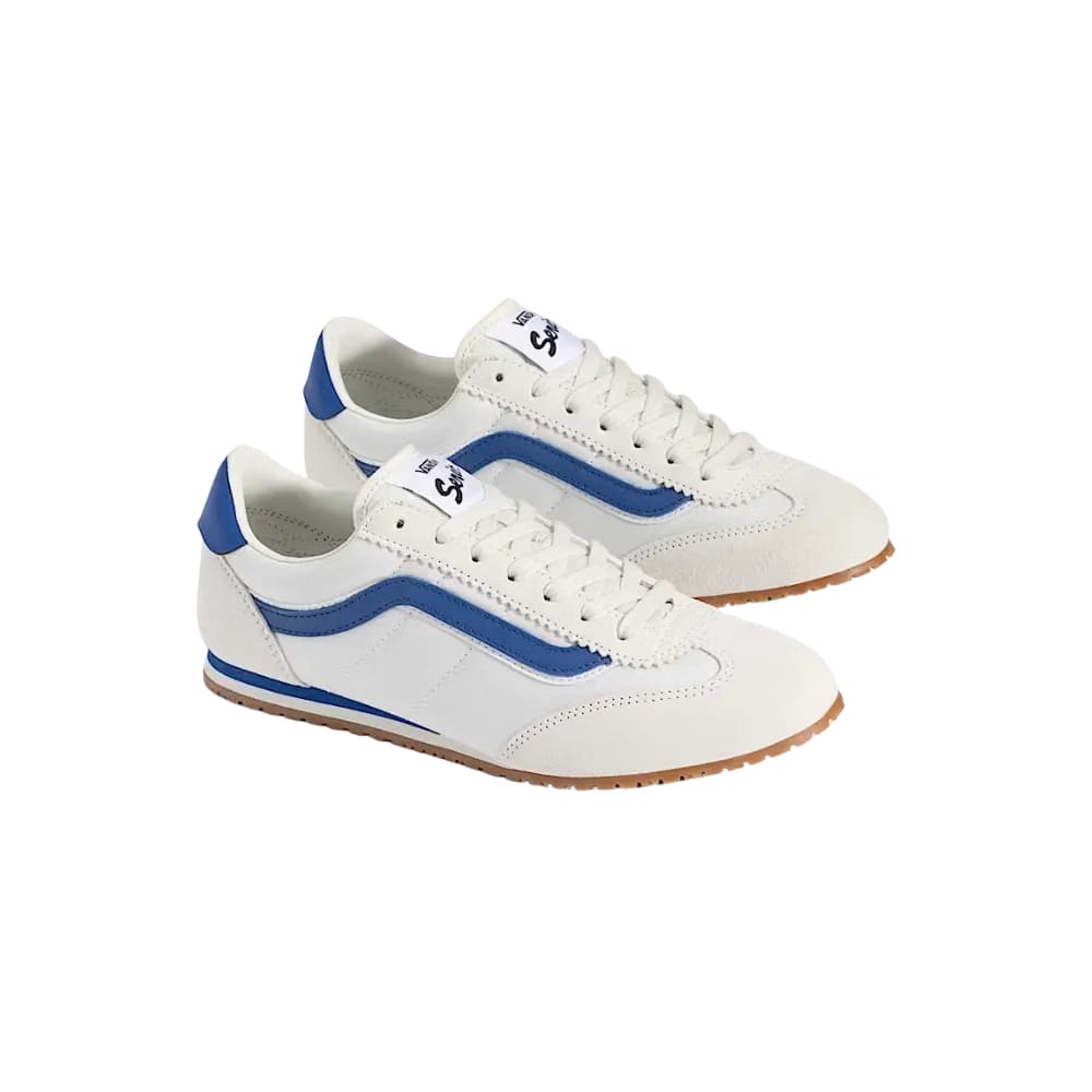 Vans Super Lowpro Shoe Marshmallow White/Blue