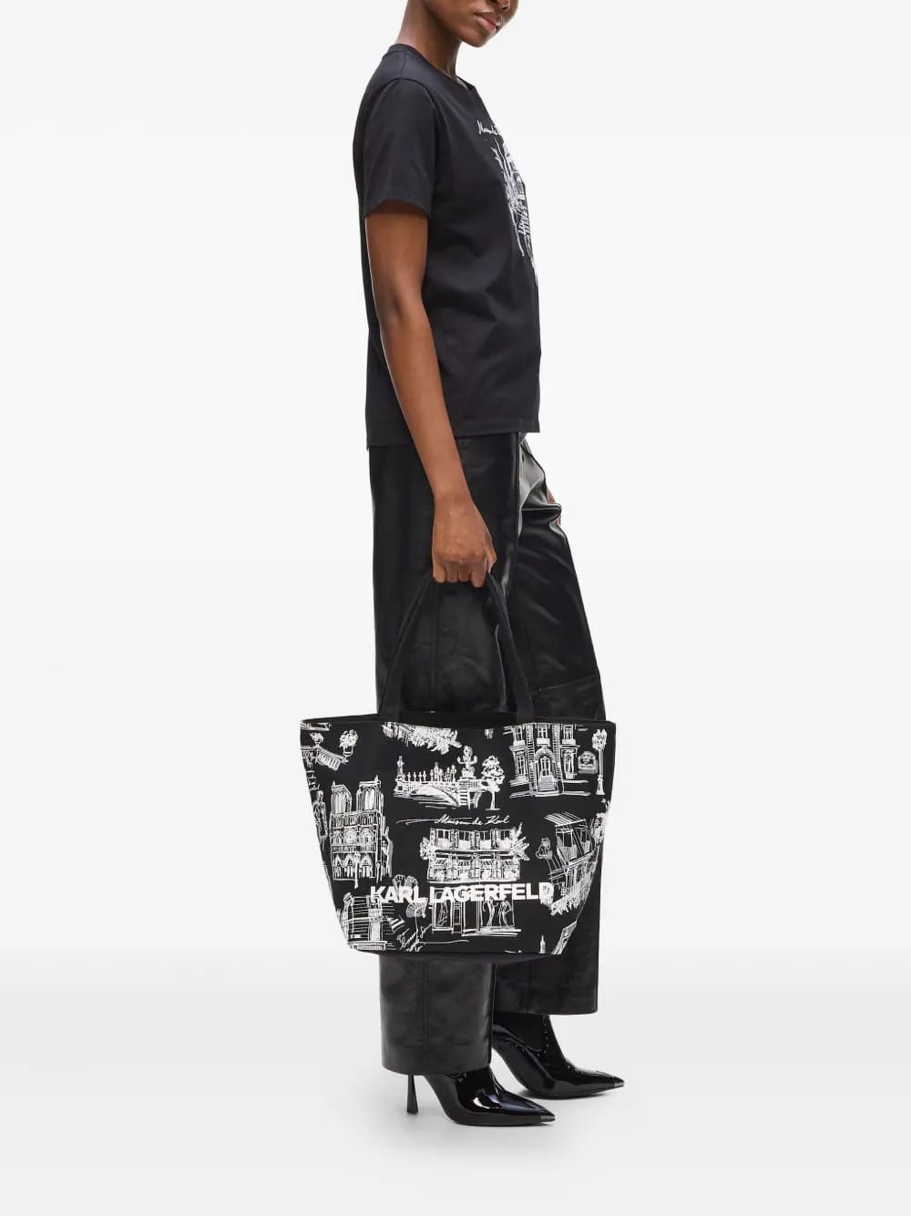 K/Sketch reversible shopper tote bag