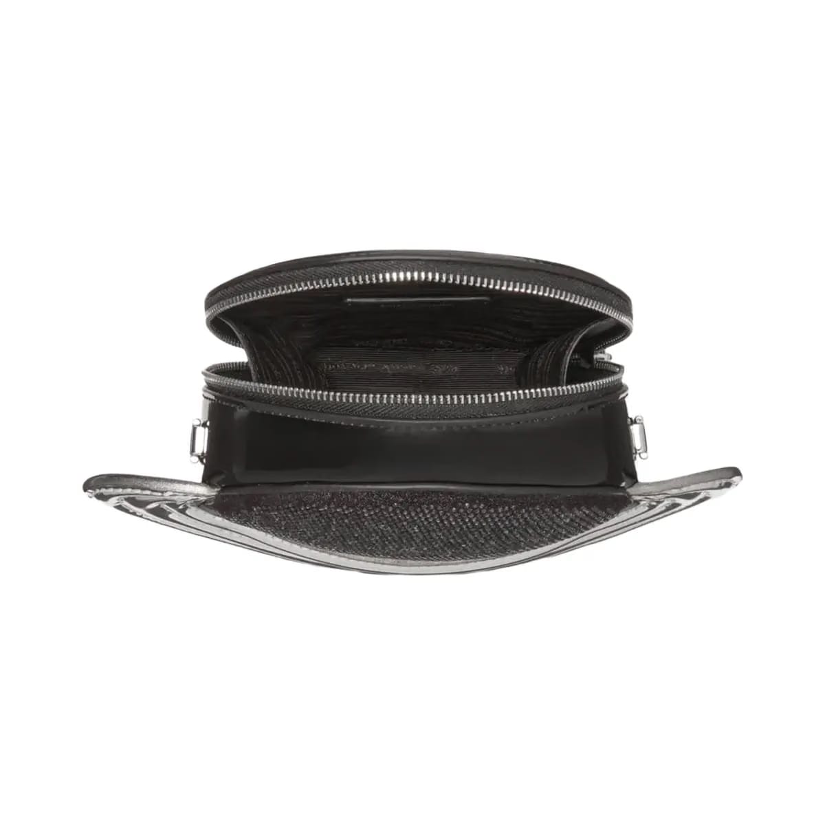 Kate Spade Out Embellished Metallic Micro Crossbody Black Multi