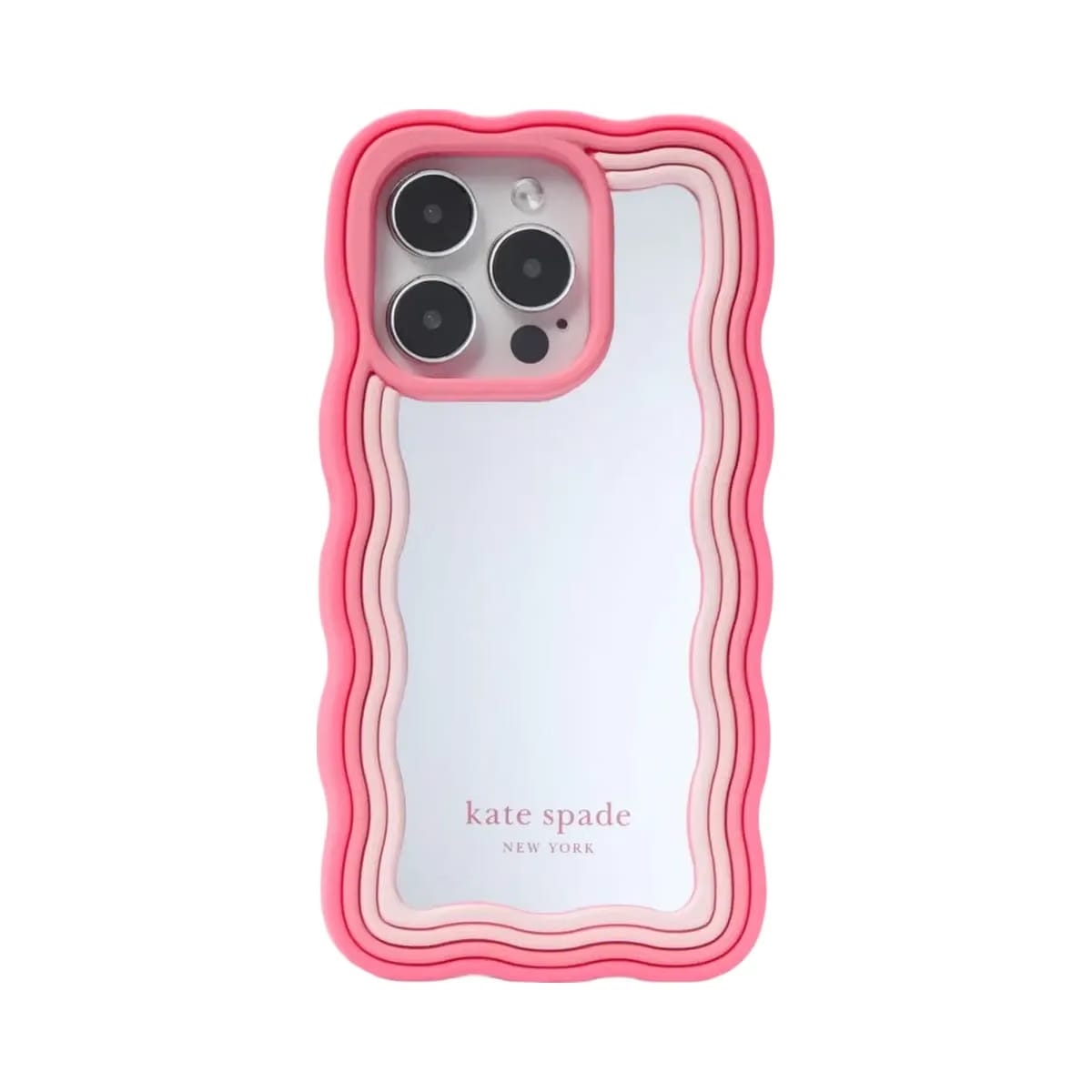 Kate Spade Mirrored iPhone 15 Pro Case Pastry Pink Multi