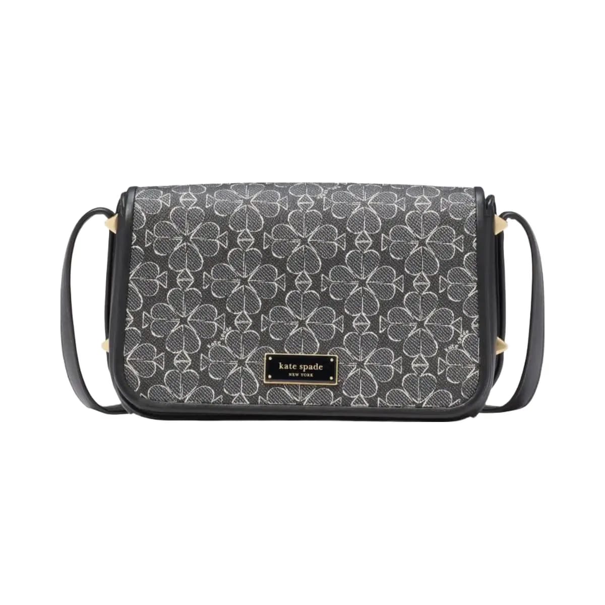 Kate Spade Liv Spade Flower Crossbody Bag Black Multi