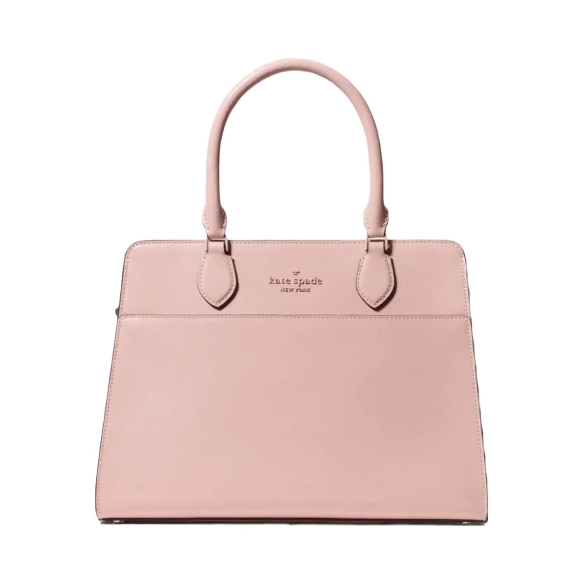 Kate Spade Madison Textured Patent Leather Medium Satchel Tutu Pink