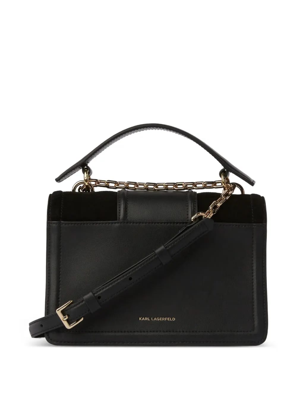K/Nova suede shoulder bag