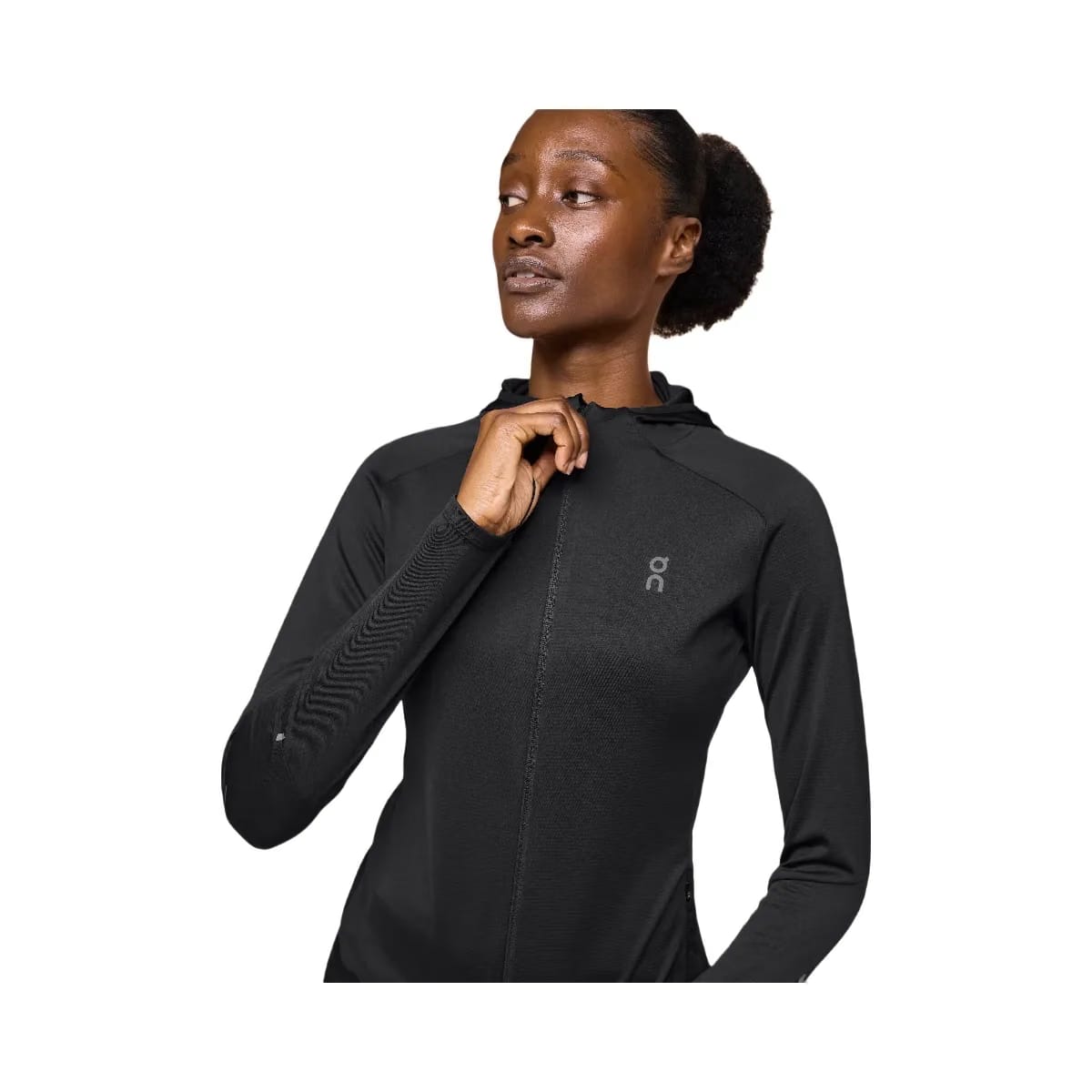 On Climate Zip Hoodie Black