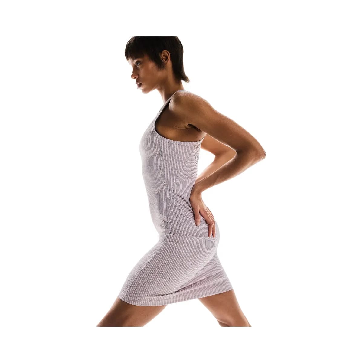 On All-Day Ribbed Dress Orchid | Lilac
