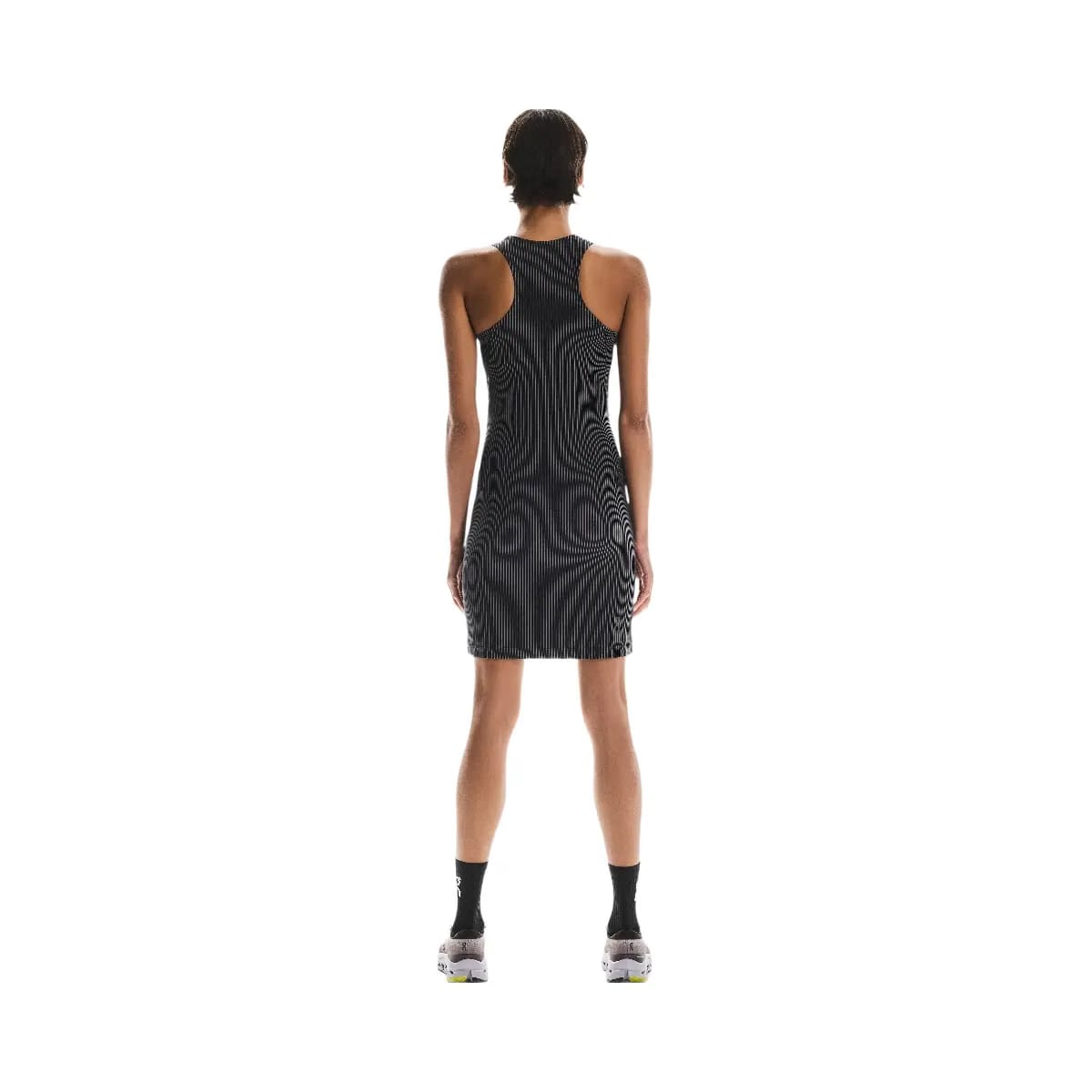 On All-Day Ribbed Dress Black | Rock