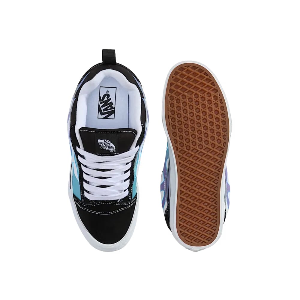 Vans Knu Skool Shoe Black And Blue