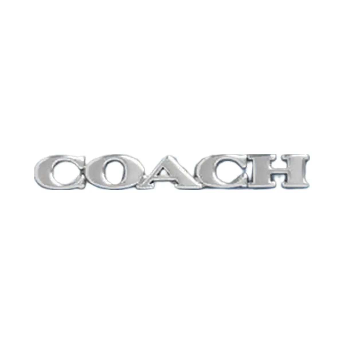 Coach Snap Wallet Pebbled Leather-Silver-Pool