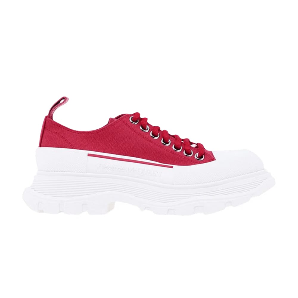 Alexander McQueen Wmns Tread Slick Lace Up 'Red'