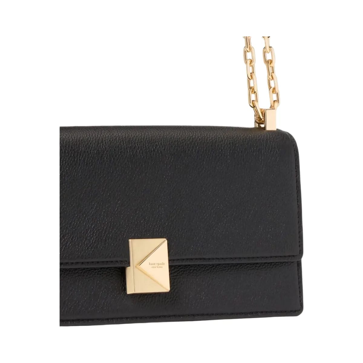 Kate Spade Deco Mini Flap Chain Crossbody Black