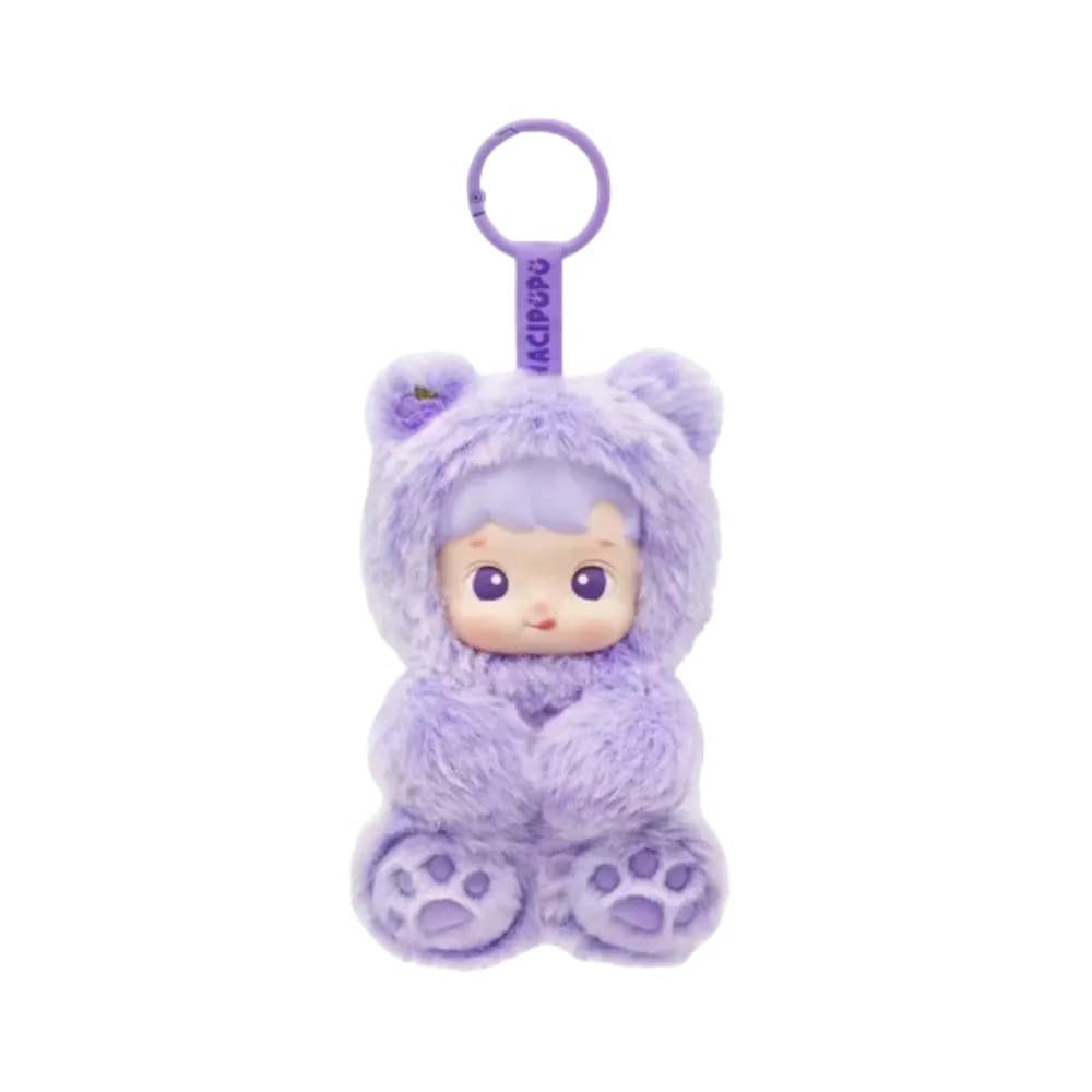 Pop Mart HACIPUPU Gummy Bear Series Vinyl Grape Flavor Plush Pendant