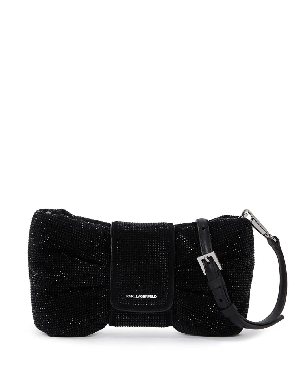 small Bow rhinestone-embellished cross body bag