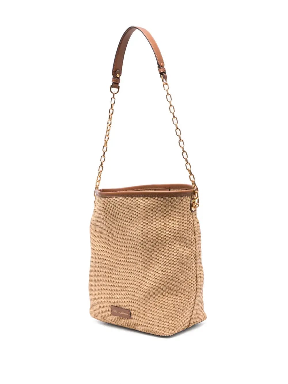 K/Autograph woven chain-strap bag