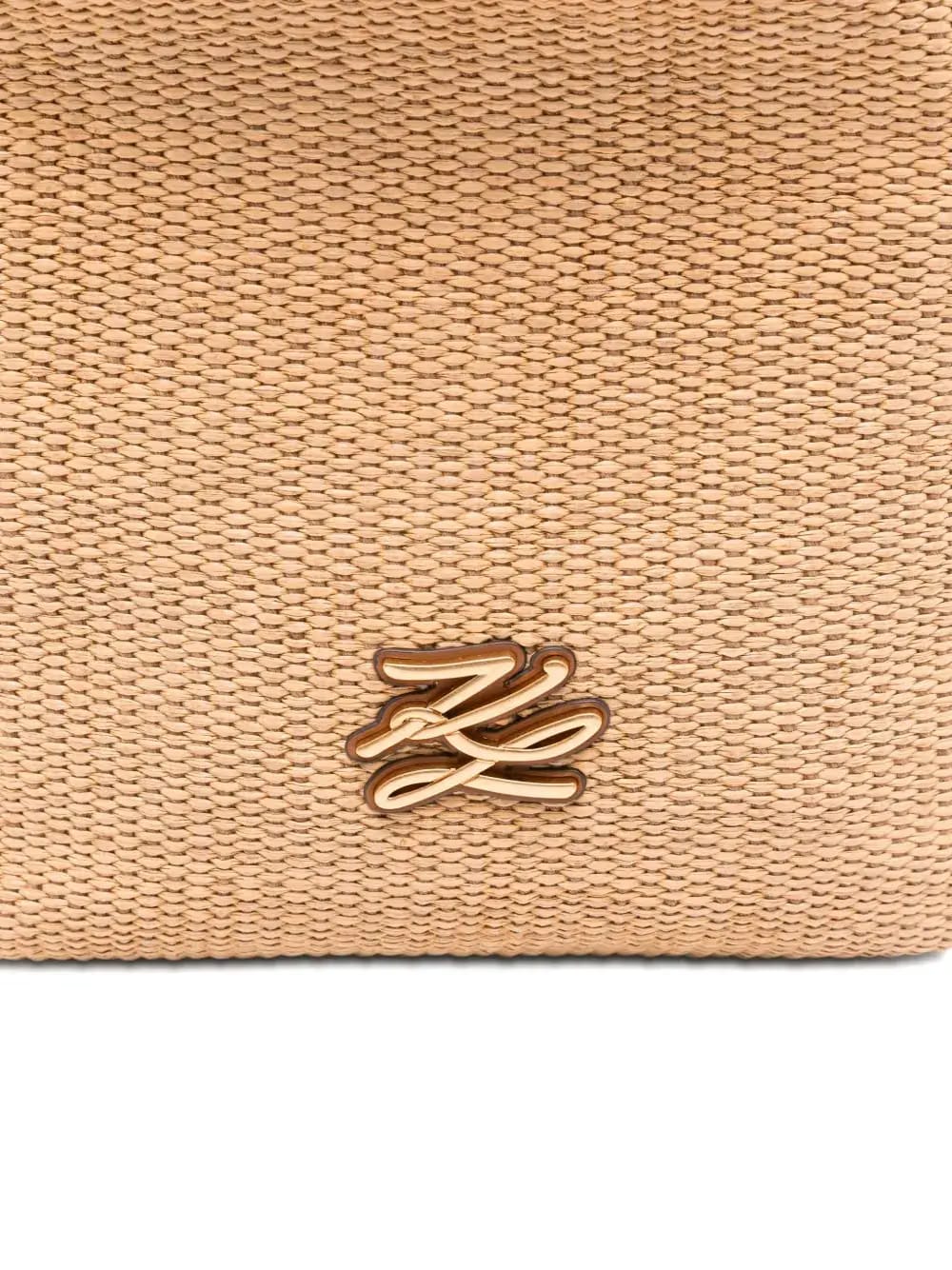 K/Autograph woven chain-strap bag
