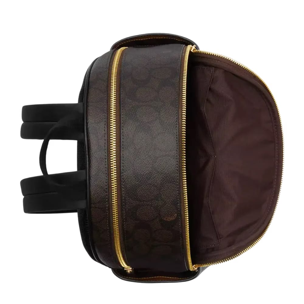 Coach Court Backpack In Signature Canvas Tan