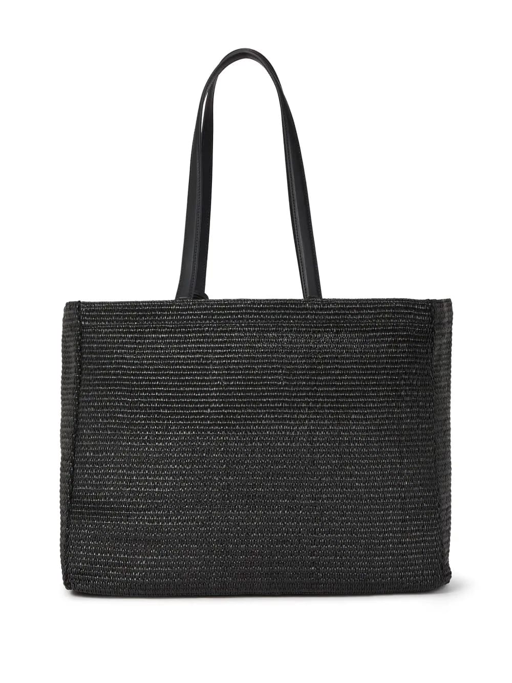 Signature flower-appliqué tote bag