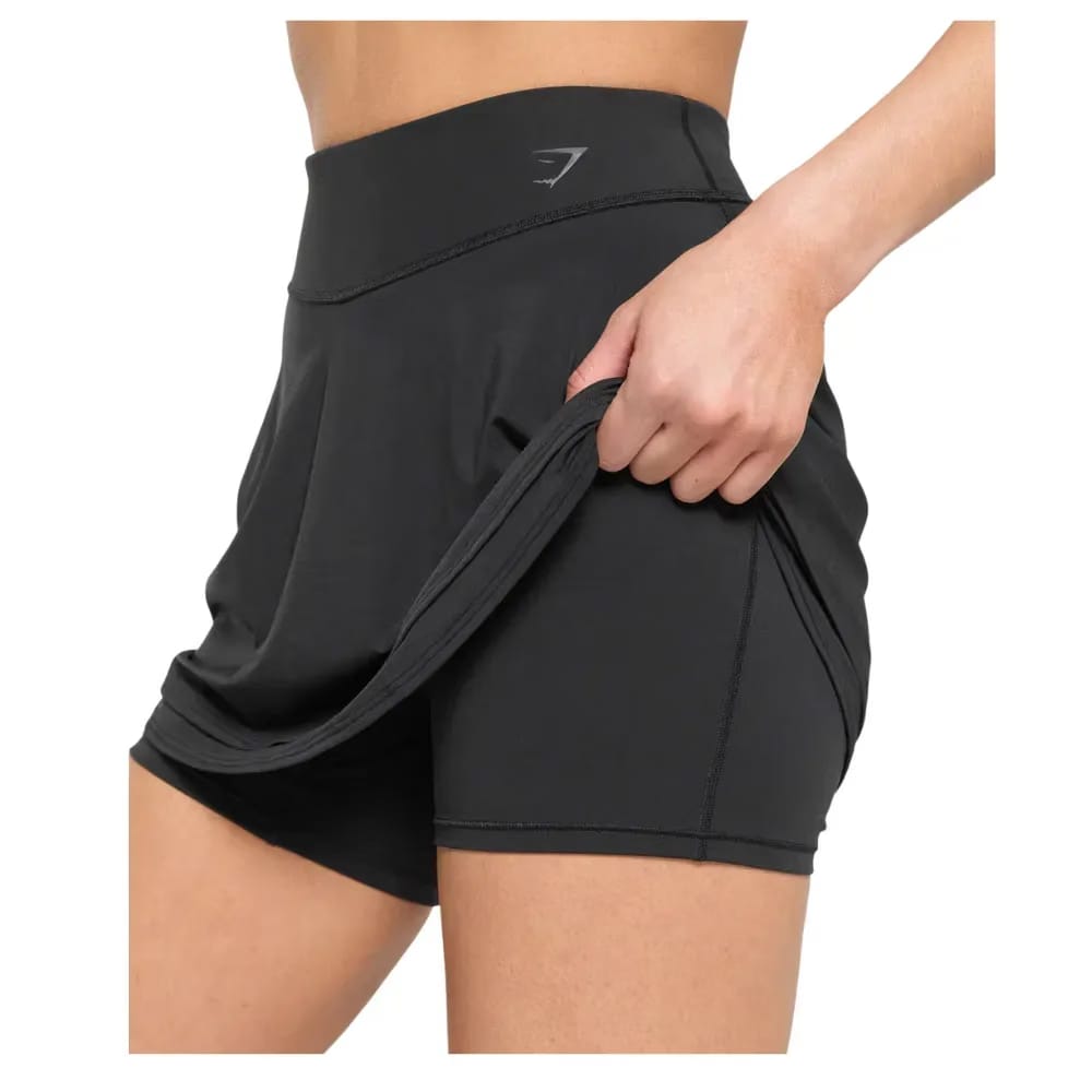 Gymshark Ruched Skort Black