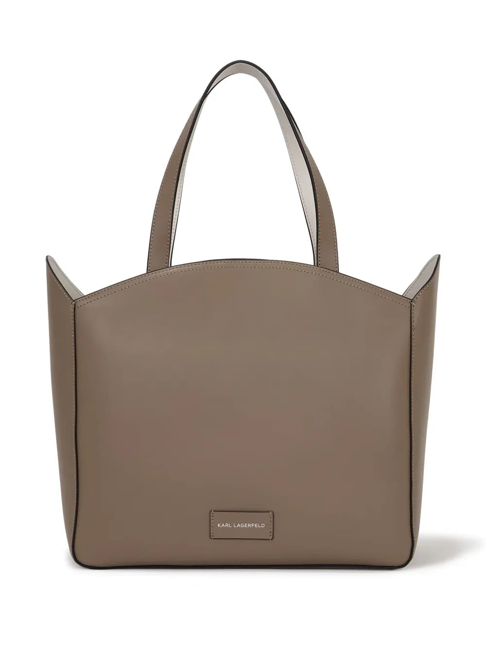 large K/Circle perforated-design tote bag