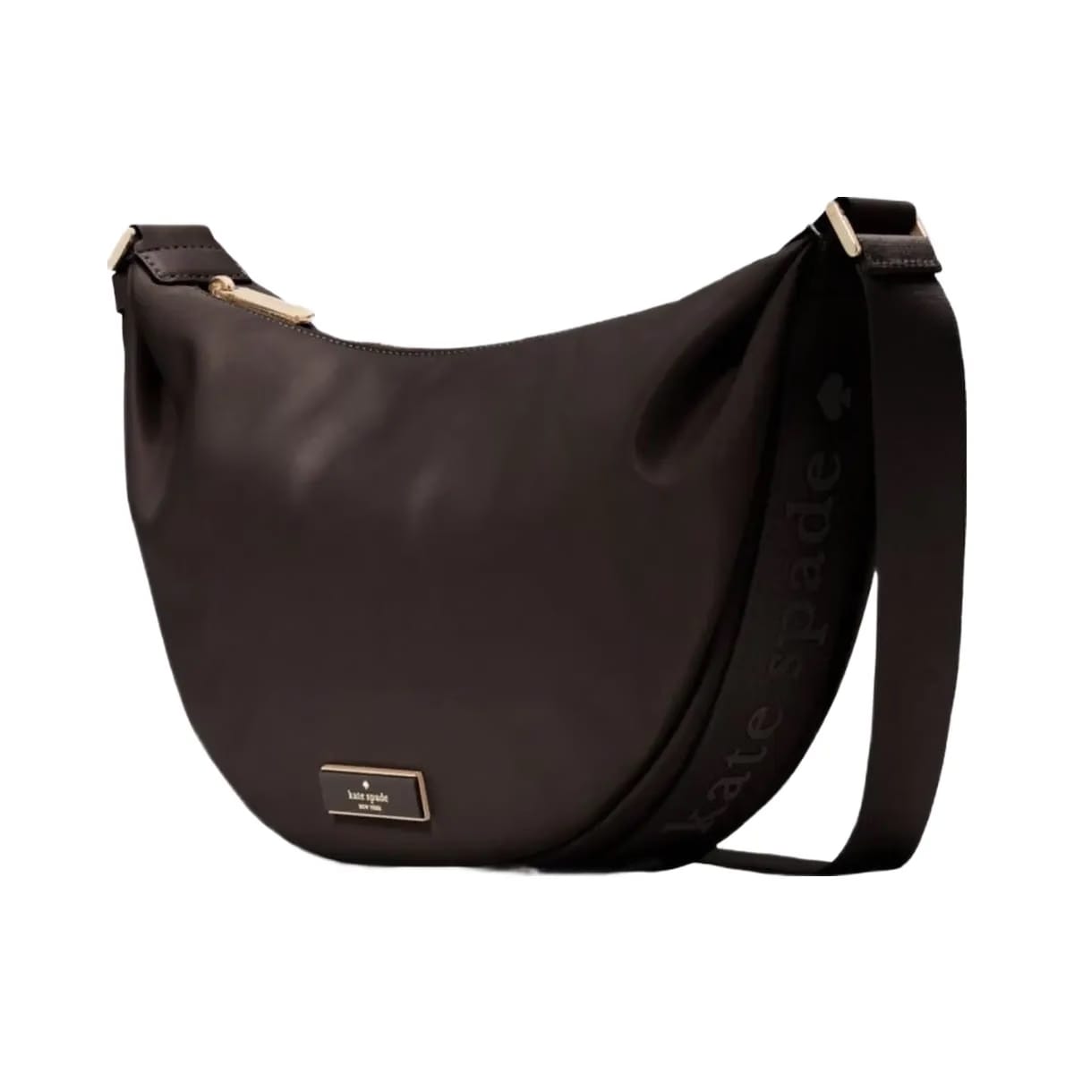 Kate Spade Carter Nylon Medium Sling Bag Hot Fudge