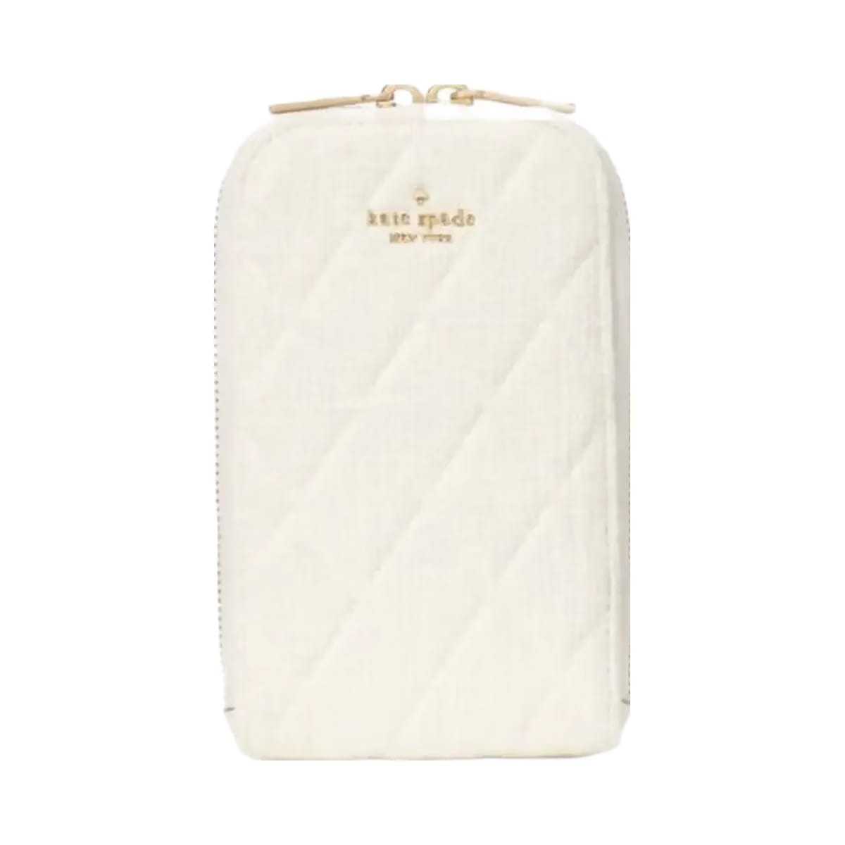 Kate Spade Carey Tweed Phone Chain Crossbody Cream Multi