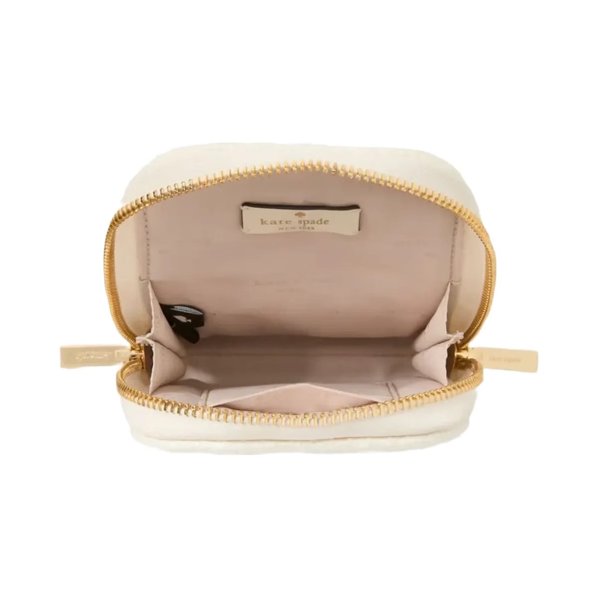 Kate Spade Carey Tweed Phone Chain Crossbody Cream Multi