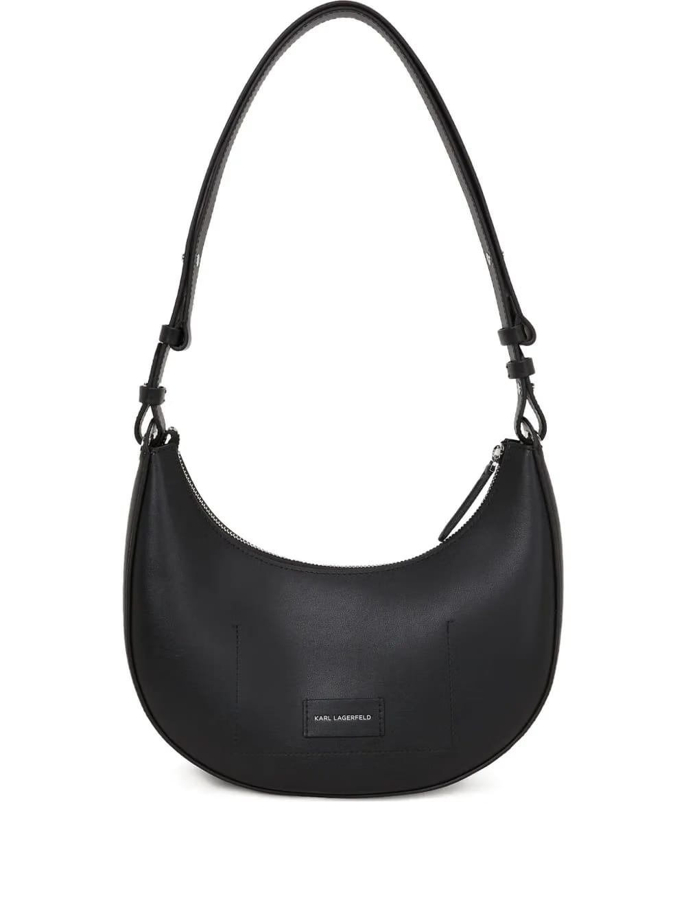 K/Circle studded moon bag