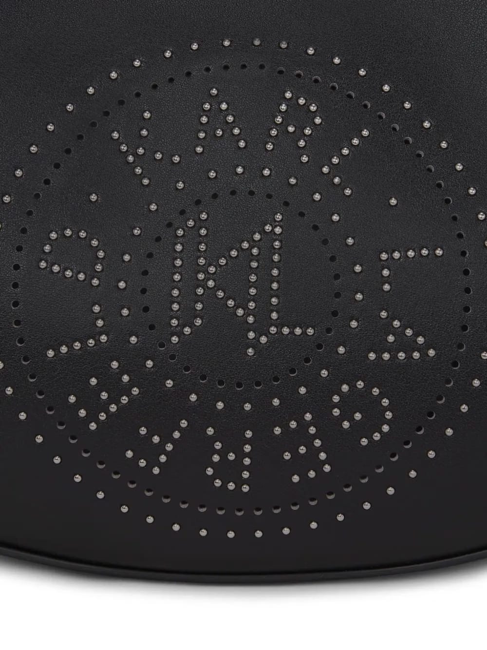 K/Circle studded moon bag