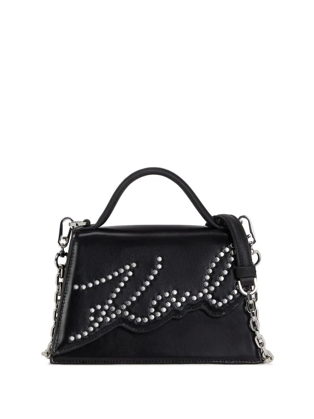 small Signature studded cross body bag