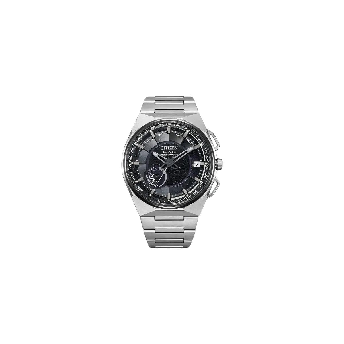 Citizen Satellite Wave X Titanium Gents Watch Black Dial