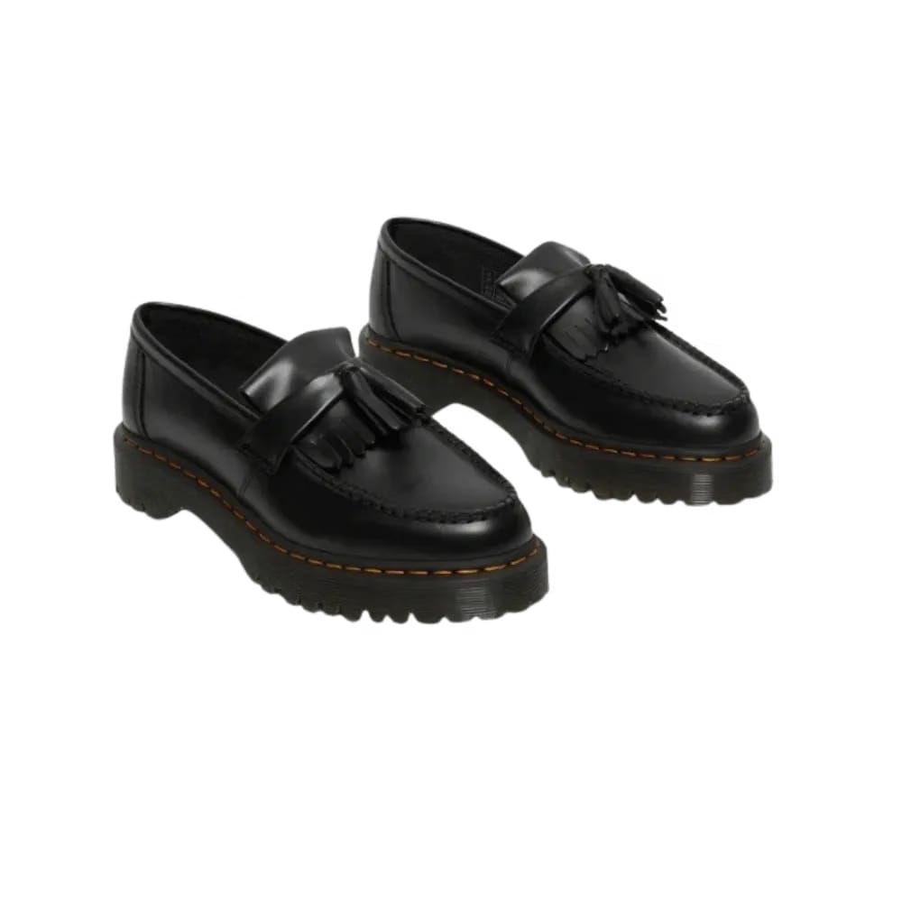 Dr Martens Bex Smooth Leather Tassel Loafers Black