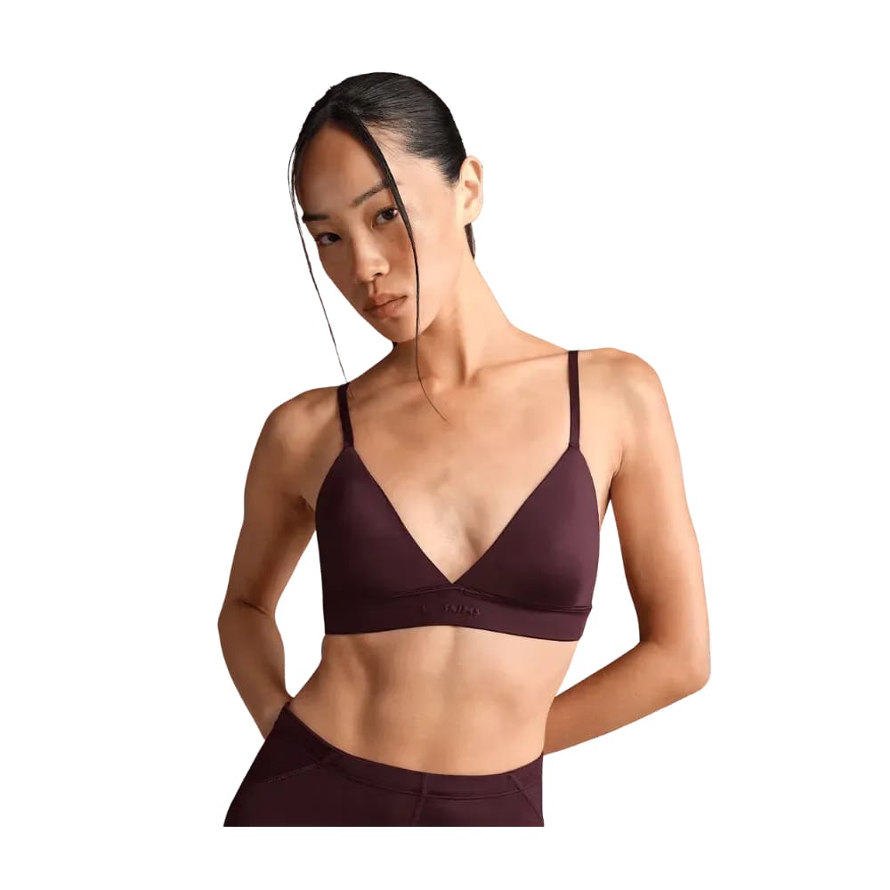 Nike x Skims Shine Women's Triangle Bra CURRANT