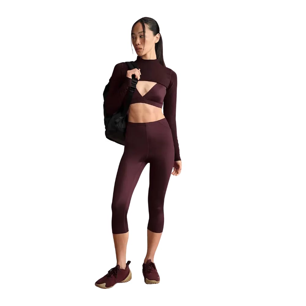 Nike x Skims Shine Women's Triangle Bra CURRANT