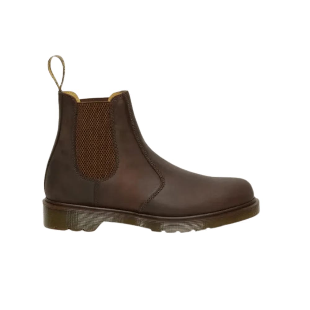 Dr Martens 2976 Crazy Horse Leather Chelsea Boots Brown