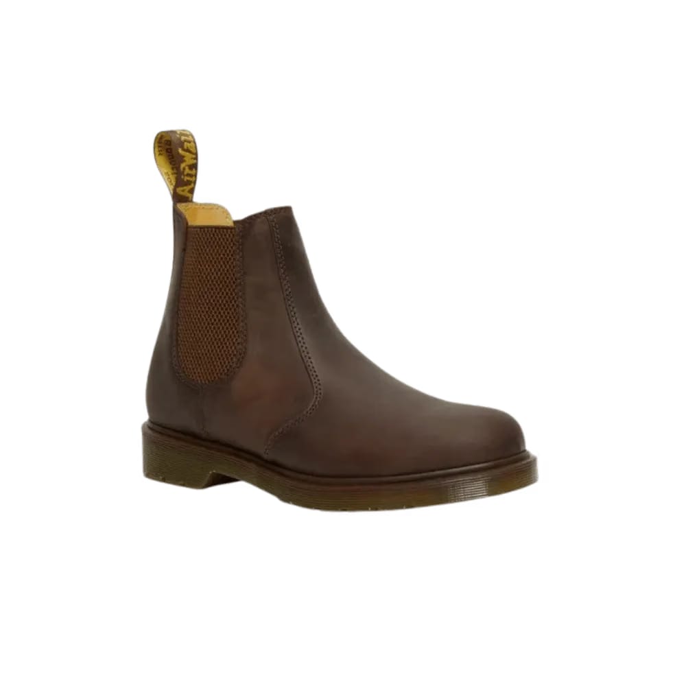 Dr Martens 2976 Crazy Horse Leather Chelsea Boots Brown